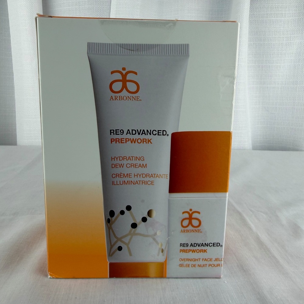 Arbonne Ultra Glow Gift Set RE9 Advanced Prepwork Genius Ultra Device New